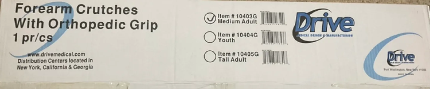 Forearm crutches image indicator(3)