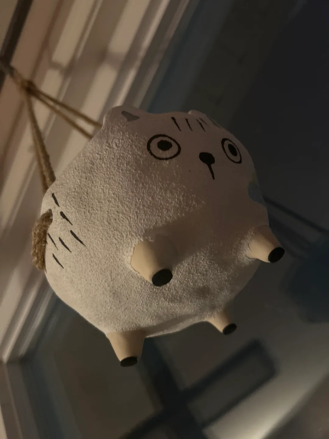 Adorable Cat-Shaped Hanging Planter image indicator(2)