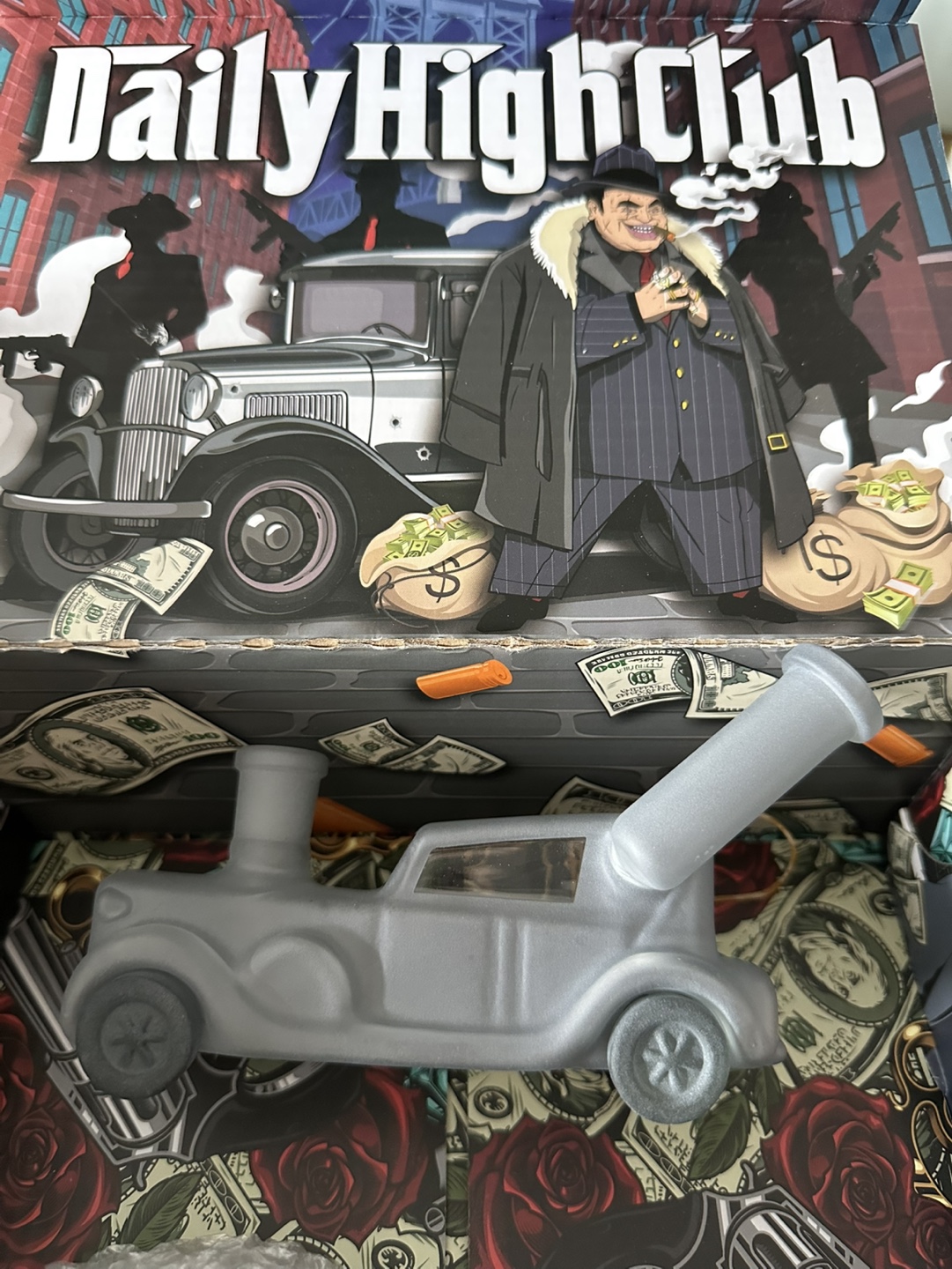 New in box Mobster car smoking box/bong from Daily High Club