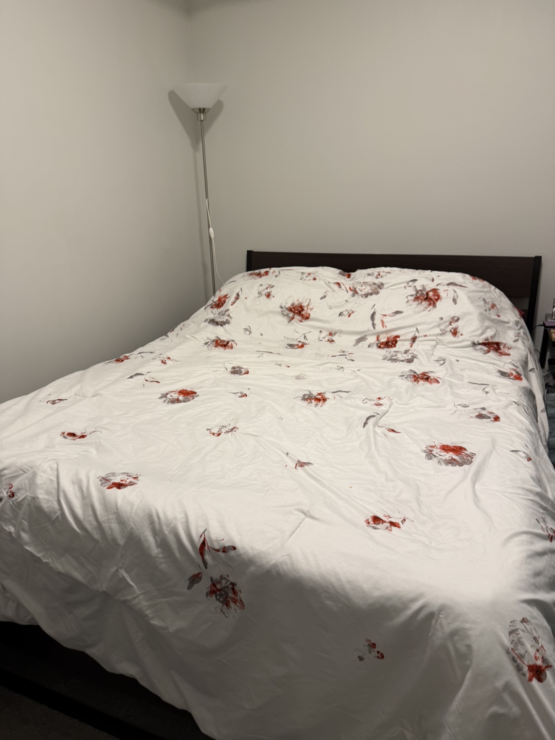 Queen Bed Frame with Mattress and Box Spring
