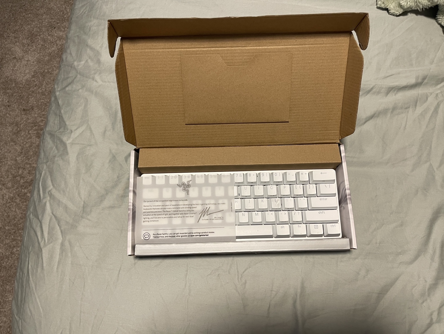 Razer Huntsman Mini Mercury White 60% Mechanical Keyboard - photo 3