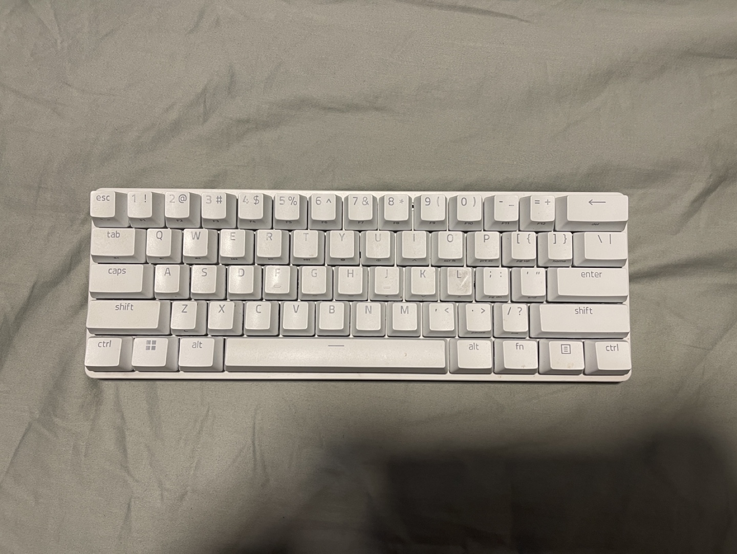 Razer Huntsman Mini Mercury White 60% Mechanical Keyboard