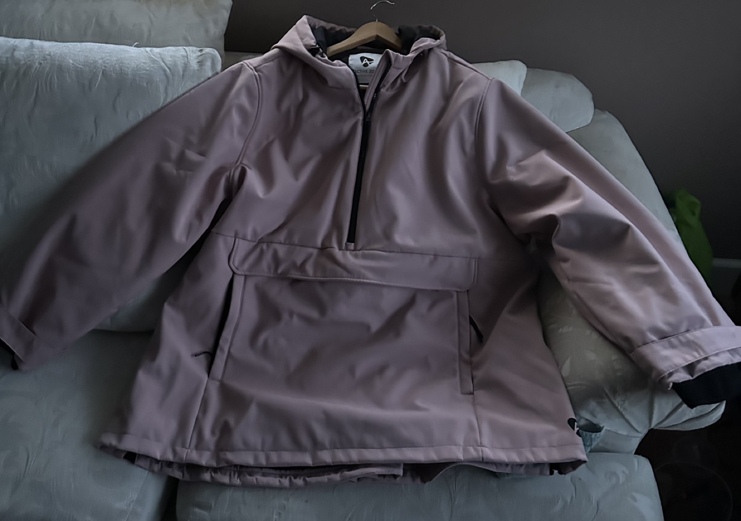 Women's Pink Pullover Jacket