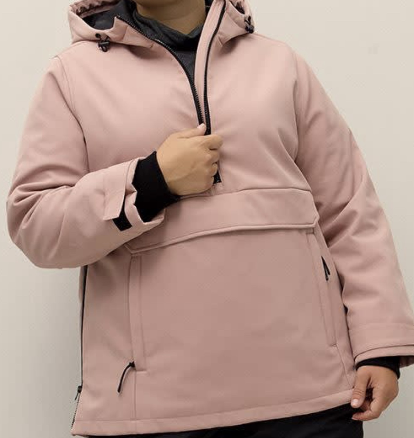 Women's Pink Pullover Jacket - photo 2