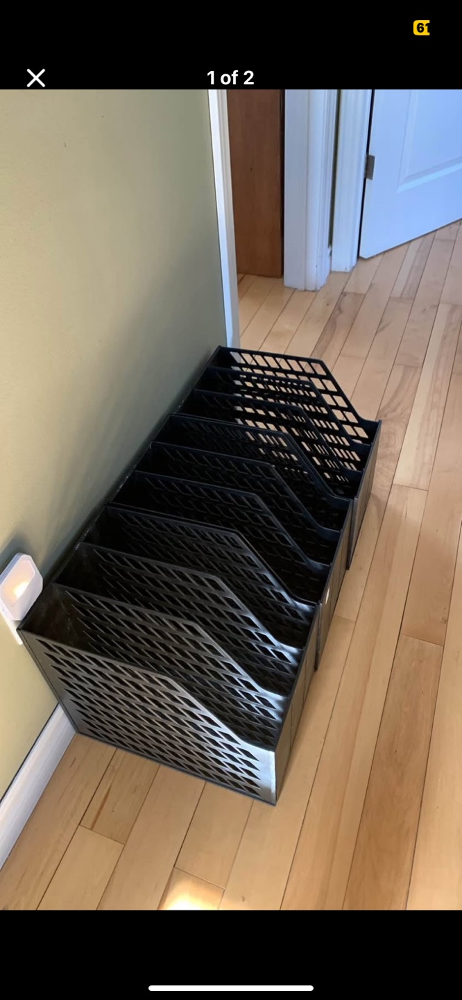 Black Paper Organizer