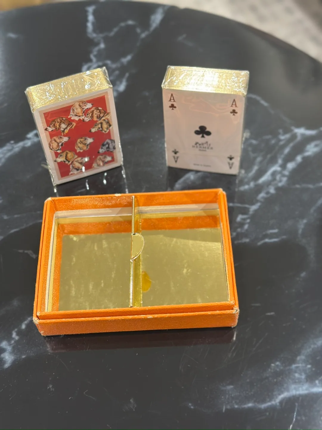 Hermes Playing Cards Limited Edition - Two Decks Unopened in Box image indicator(2)