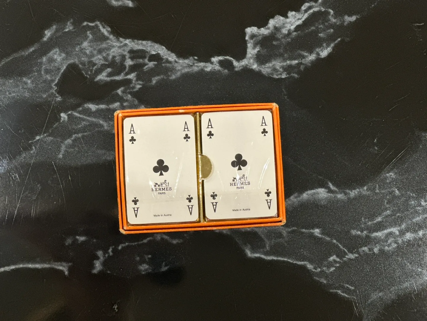 Hermes Playing Cards Limited Edition - Two Decks Unopened in Box image indicator(7)