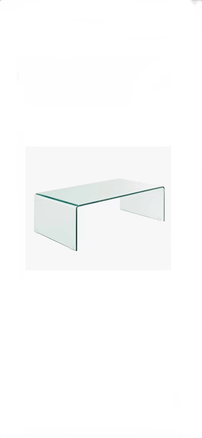 **** MUST GO - Modern Glass Coffee Table