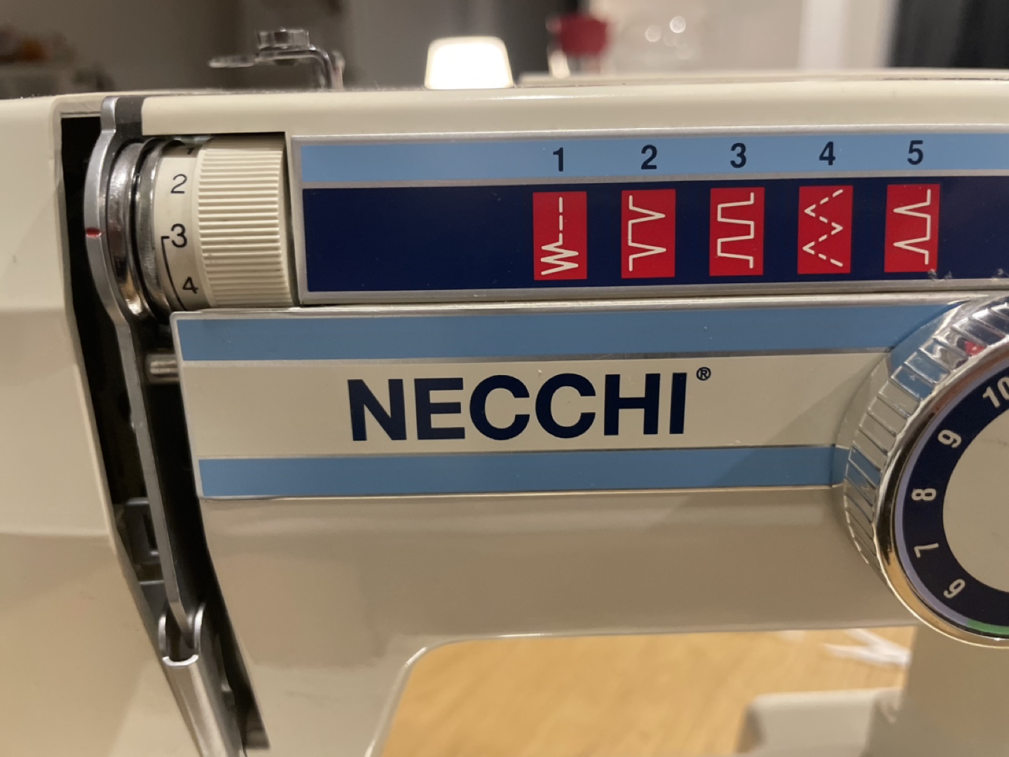 Vintage Necchi Sewing Machine