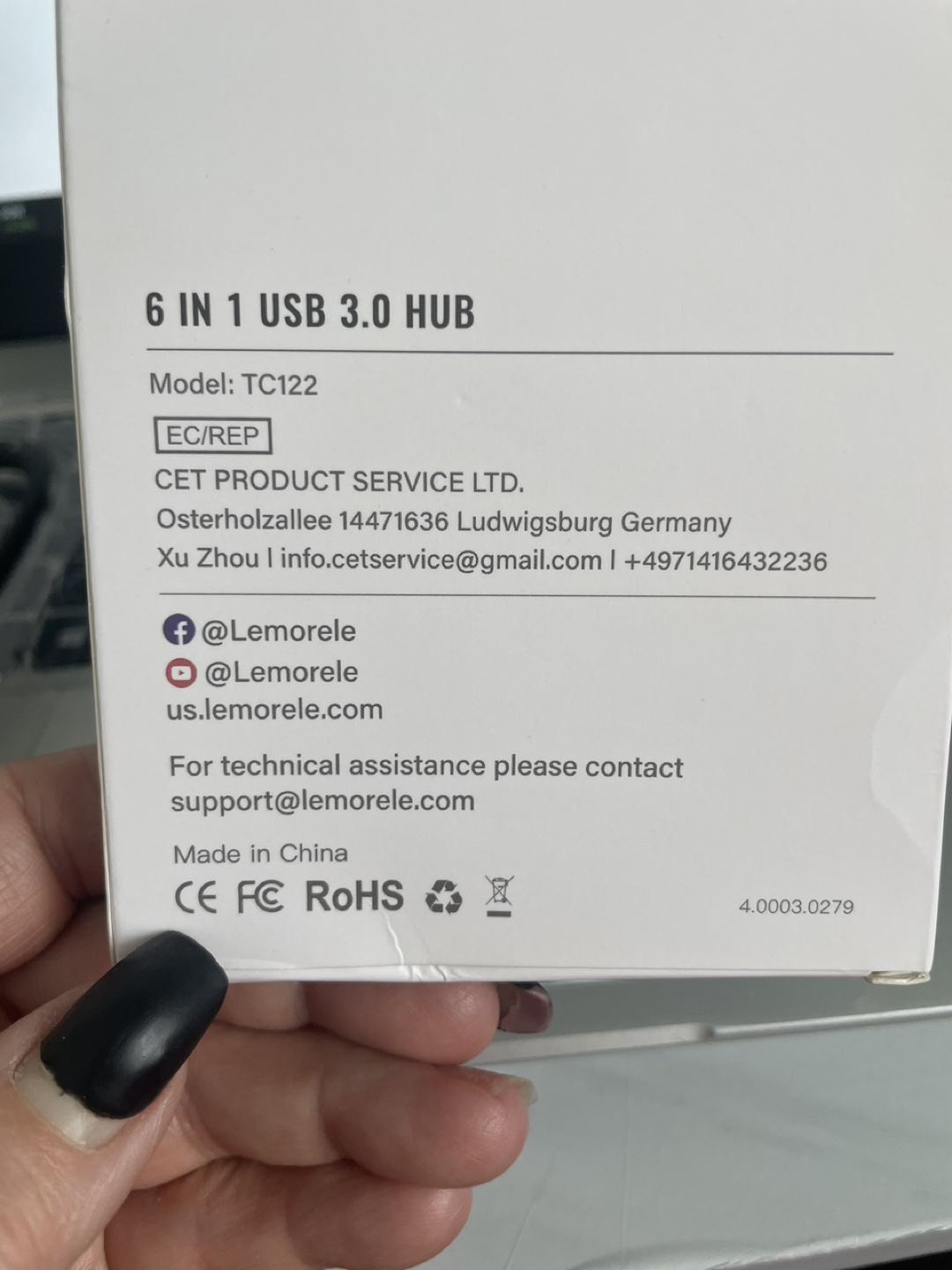 Lemorele 6 in 1 USB C Hub - New in Box - photo 4