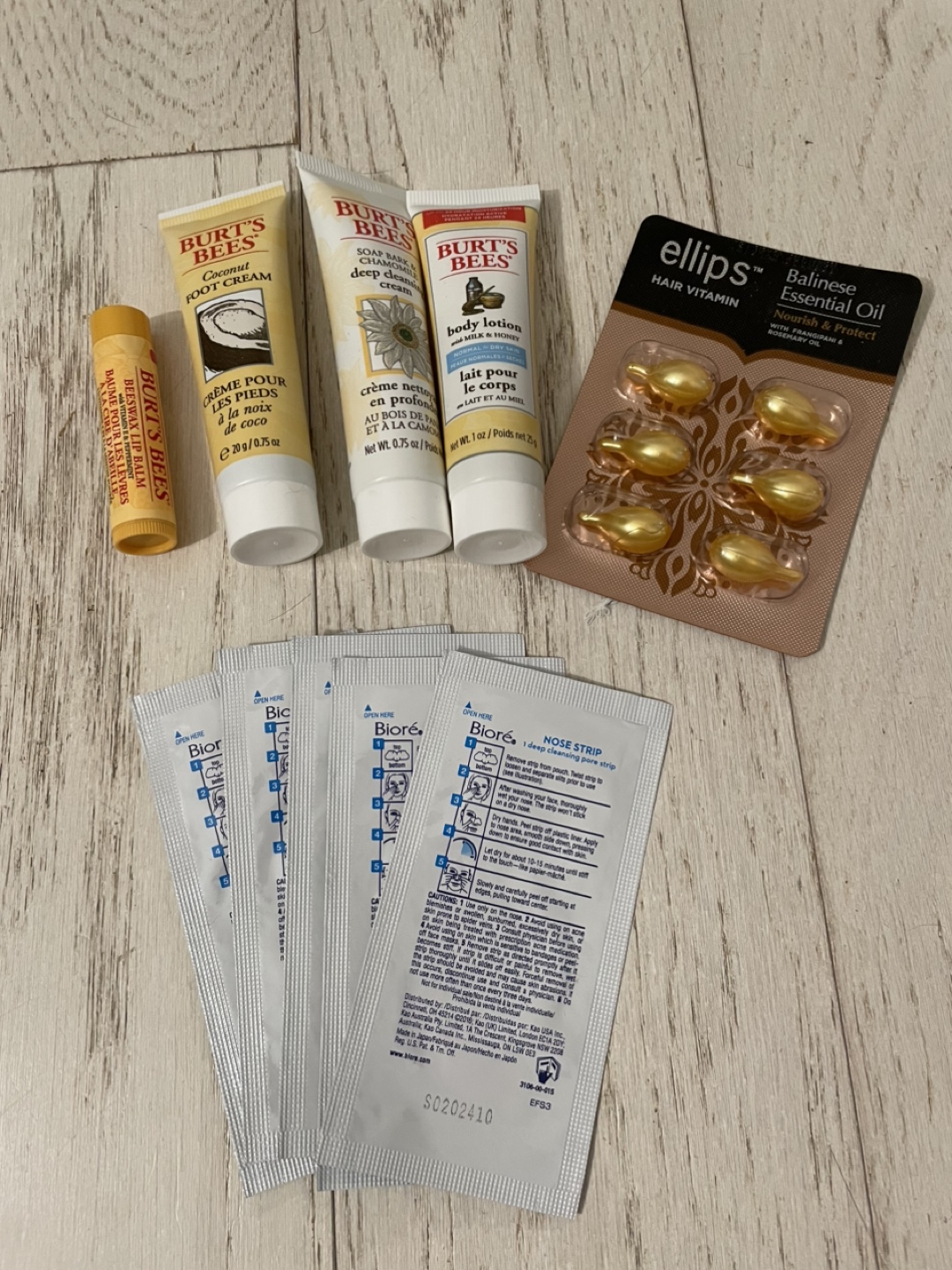 misc skin/hair/lip care items