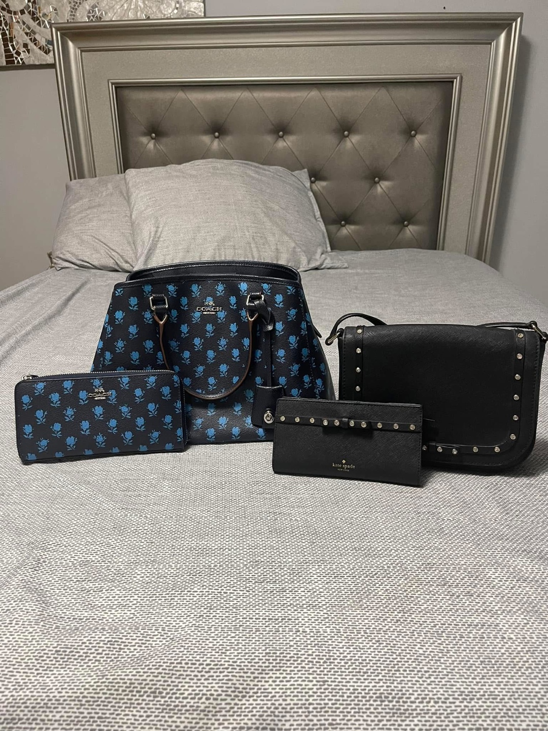 Coach & Kate Spade handbag and wallet bundle