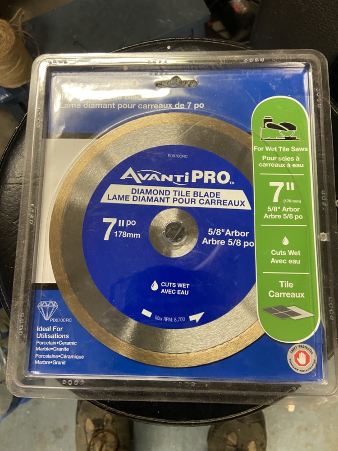 Avanti Pro 7" Diamond Tile Blade