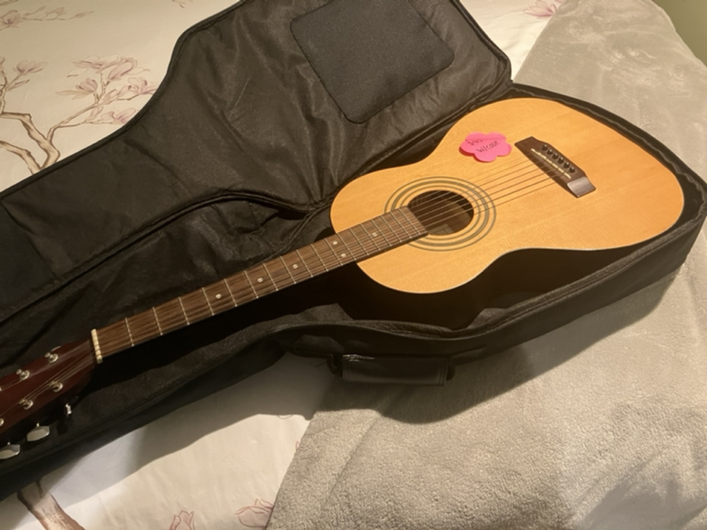 3/4 Size Acoustic Guitar with Gig Bag - photo 2