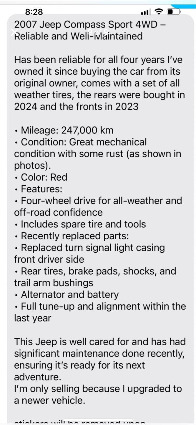 Jeep compass 2007 - photo 5