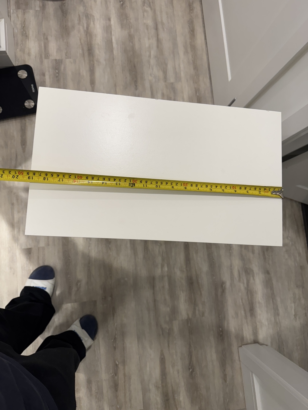 White Shoe Cabinet with Two Drawers - photo 3