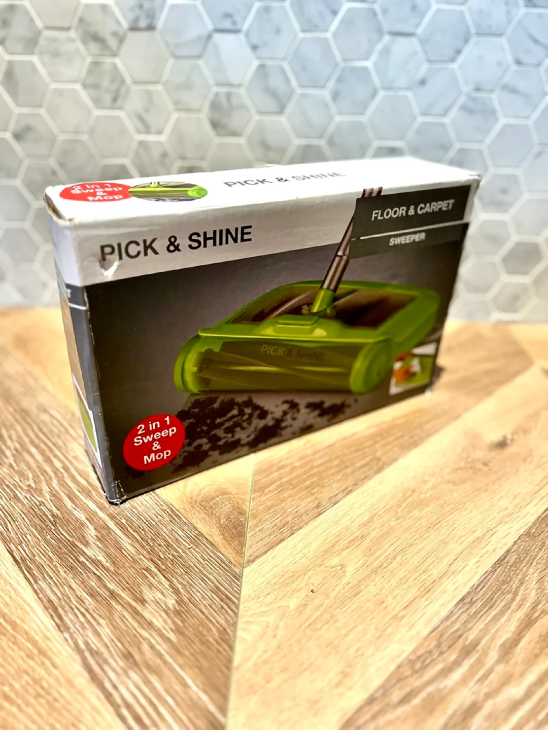 Pick & Shine 2-in-1 Floor & Carpet Sweeper and Mop image indicator(3)