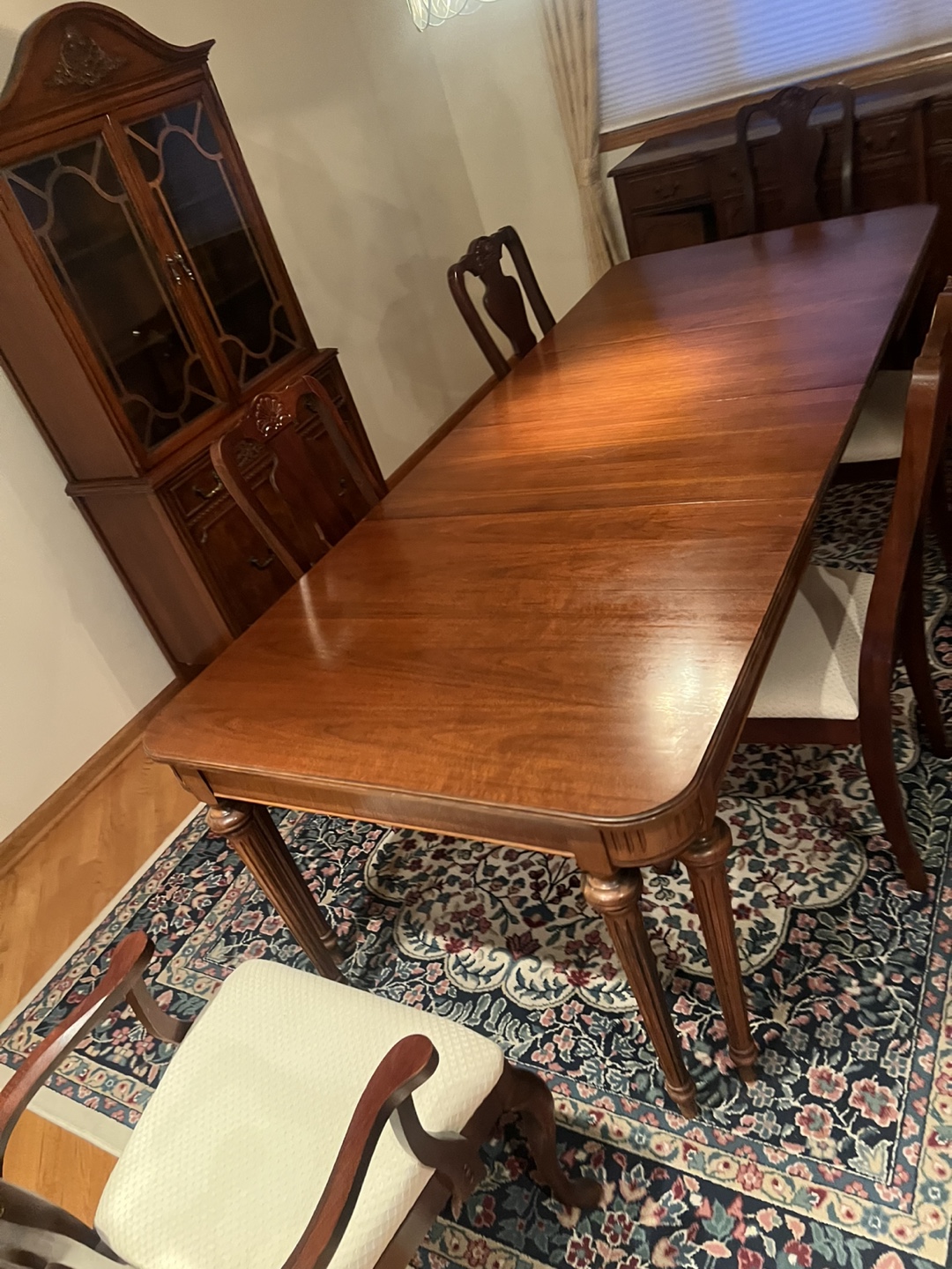 Antique Wooden Dining Set - photo 5