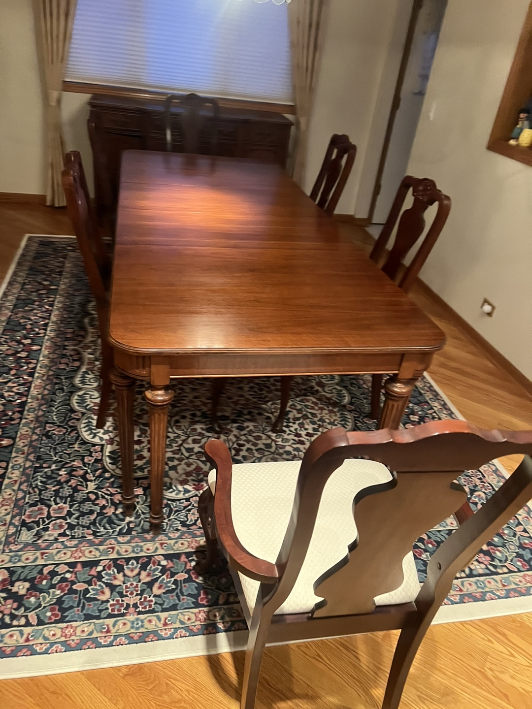 Antique Wooden Dining Set - photo 3