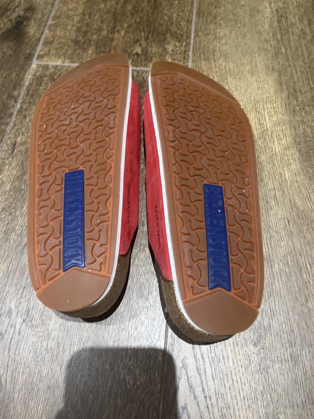 Red Birkenstock Sandals Size 41 - photo 5