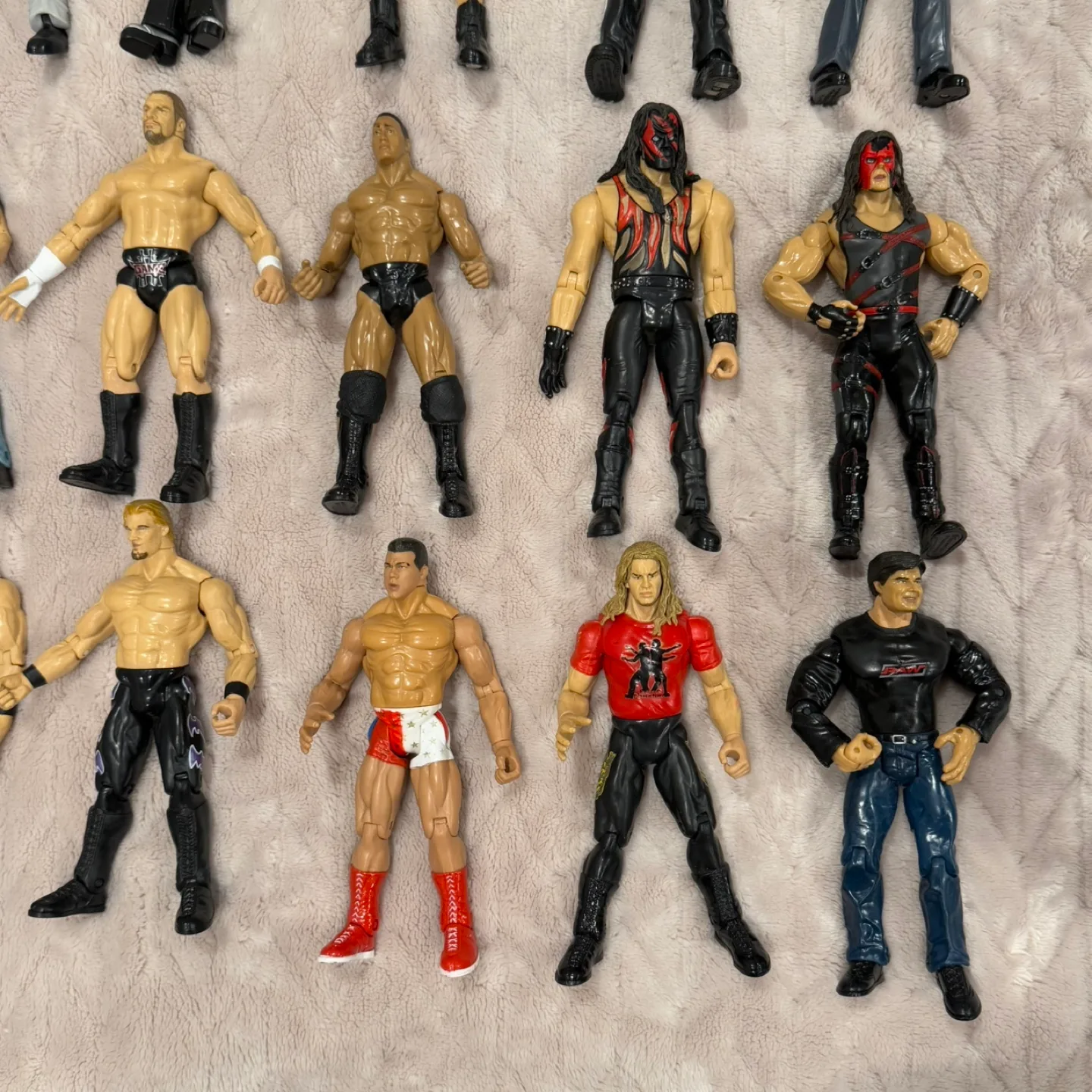 Vintage 90s/2000s WWF/WCW/WWE Wrestling Toys lot image indicator(6)