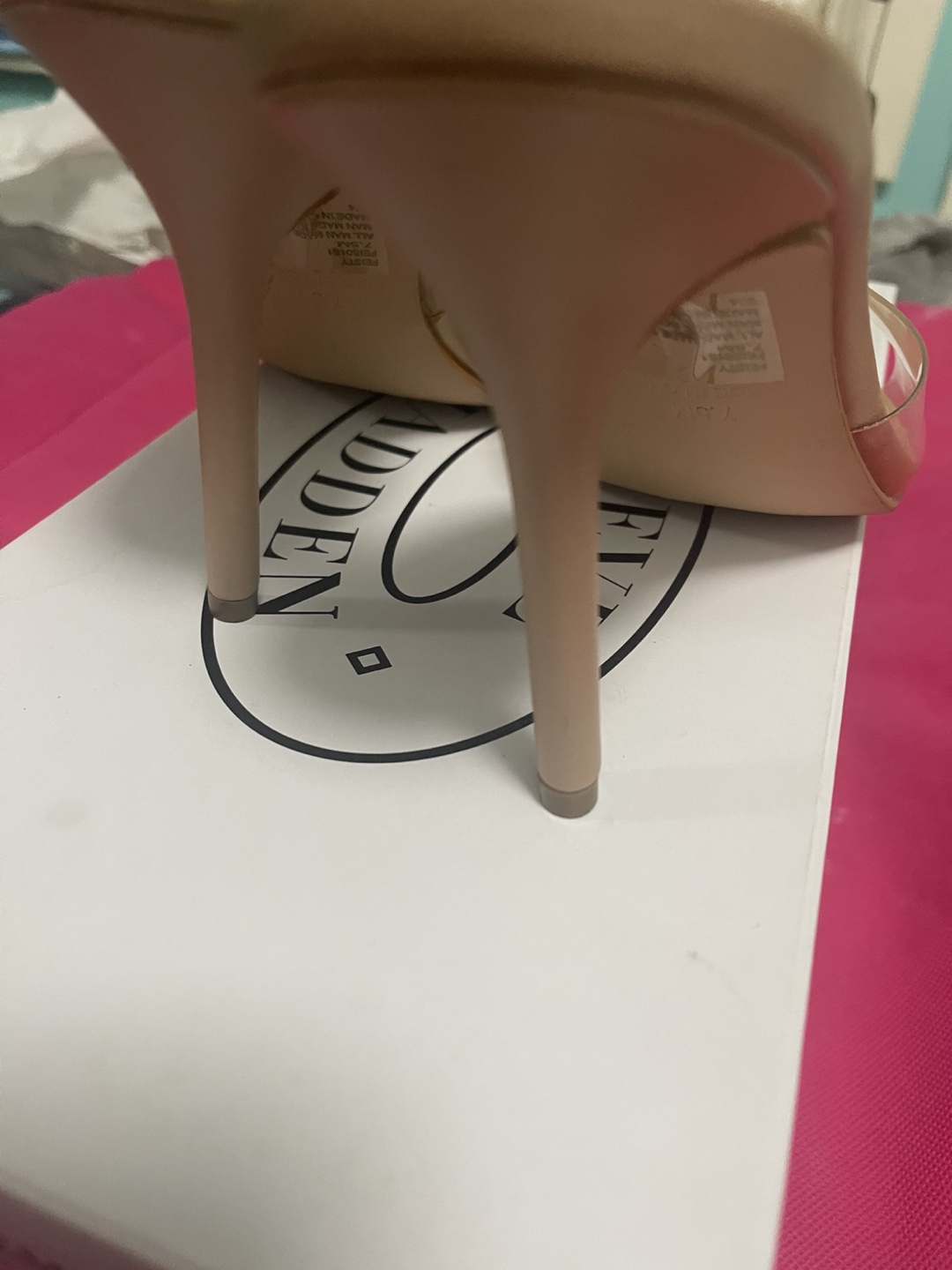 Steve Madden Feisty Heels - Nude Size 7.5 - photo 2