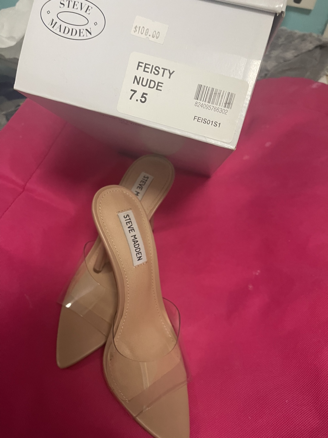 Steve Madden Feisty Heels - Nude Size 7.5 - photo 3
