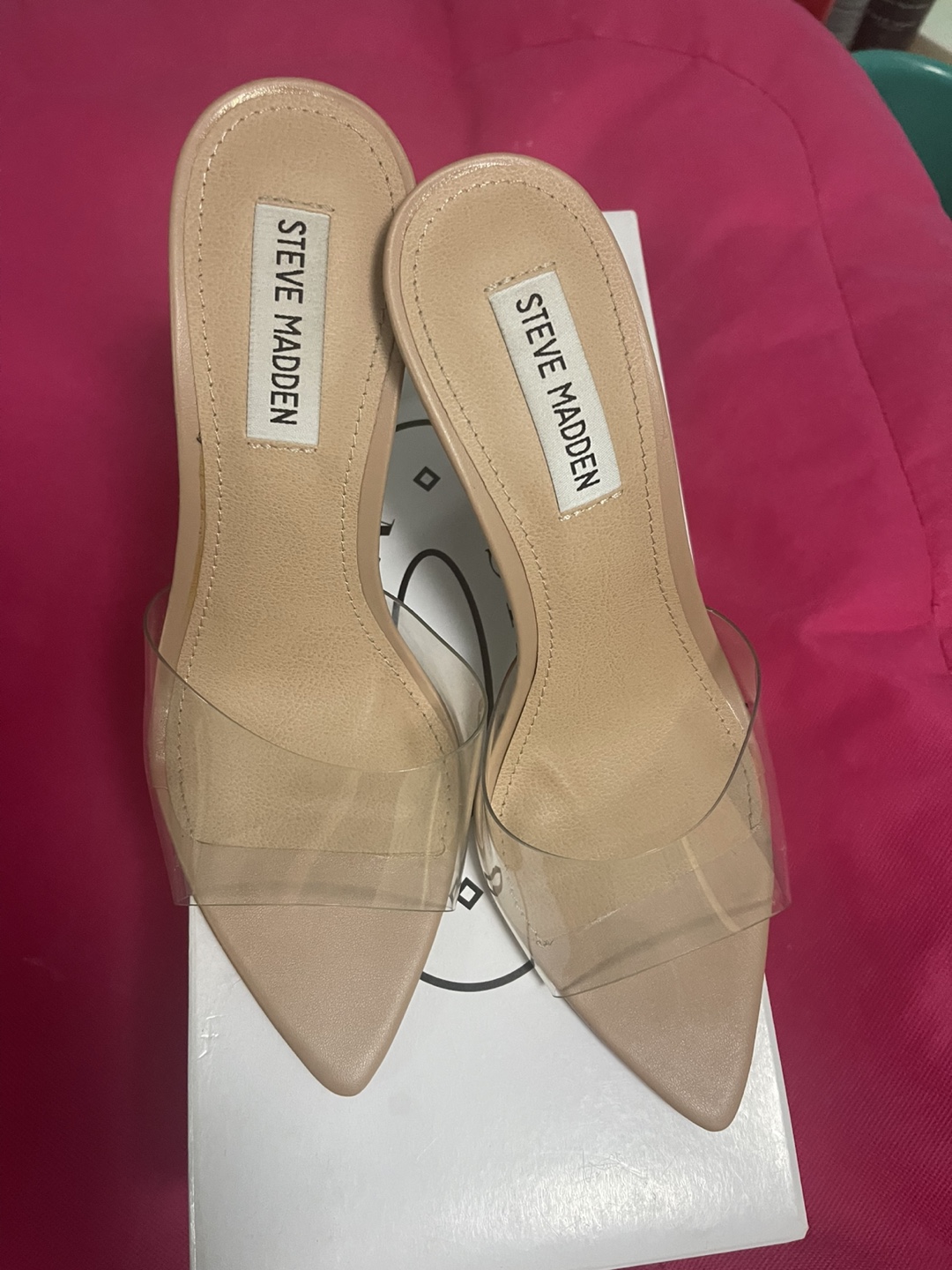 Steve Madden Feisty Heels - Nude Size 7.5