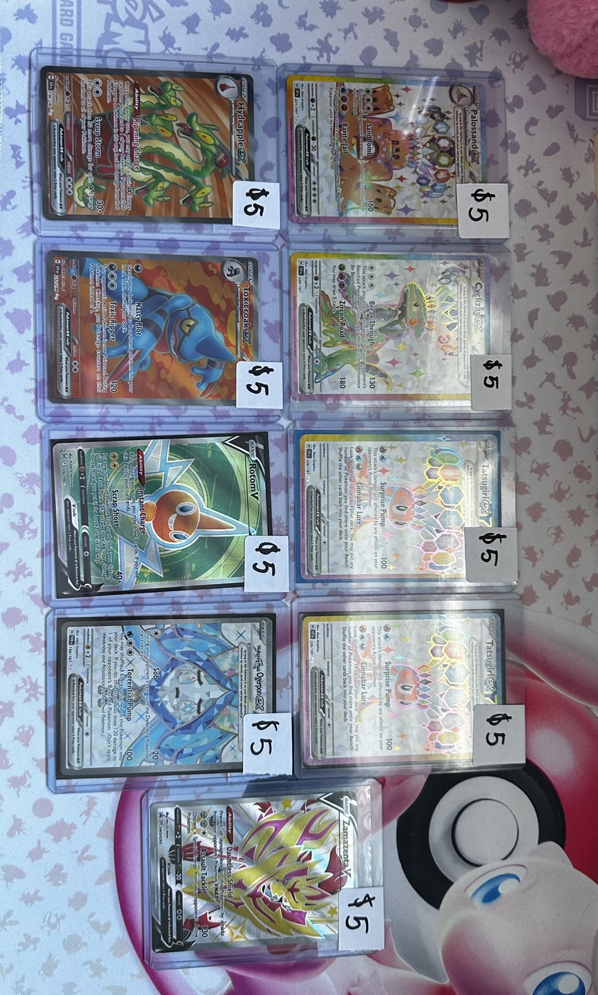 Pokemon Cards - Bulk Lot of 8 Cards - $5 Each