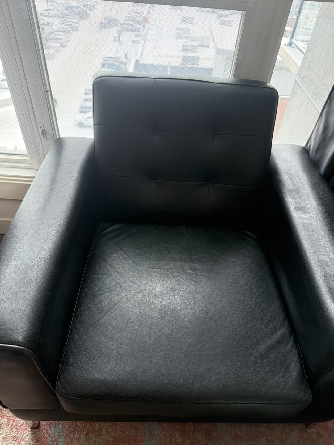 Black Leather Armchair