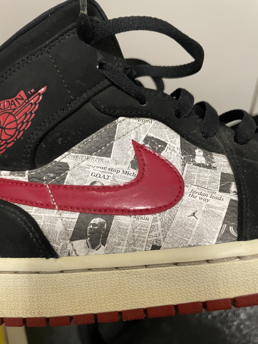 Jordan 1 “Newspaper Air Time” - photo 4