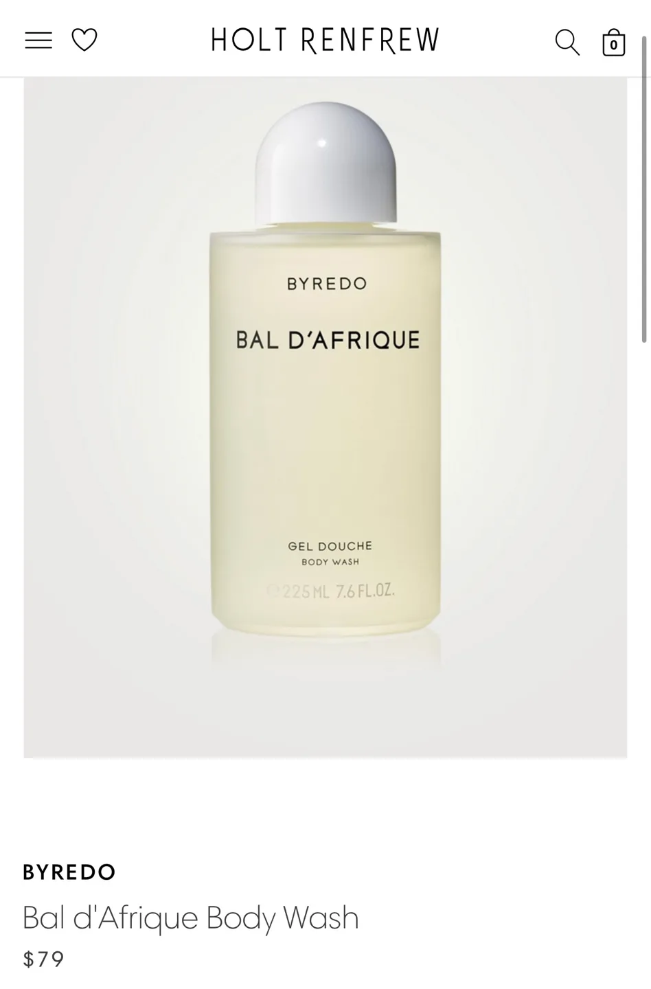 NEW Byredo Bal D'afrique Body Wash & Body Lotion image indicator(2)