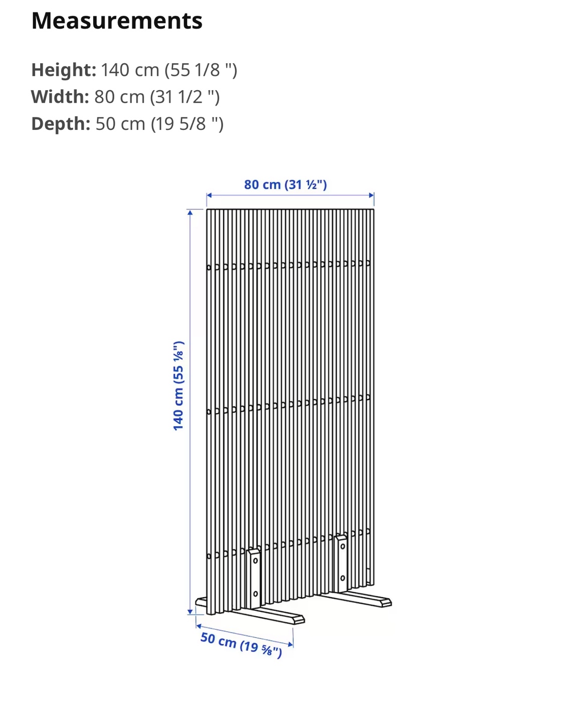 IKEA RISATORP Outdoor Privacy Screen Room Divider - photo 3