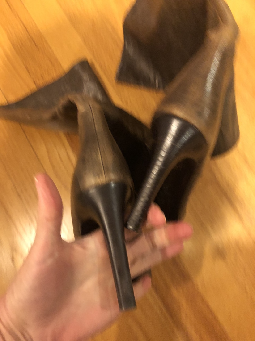 Escada Leather Knee-High Boots - photo 2