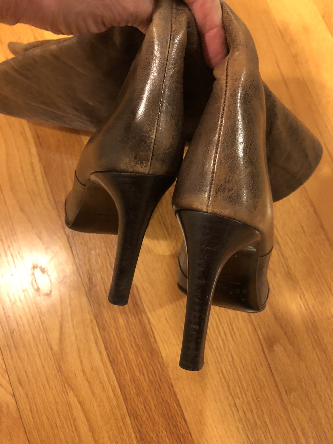 Escada Leather Knee-High Boots