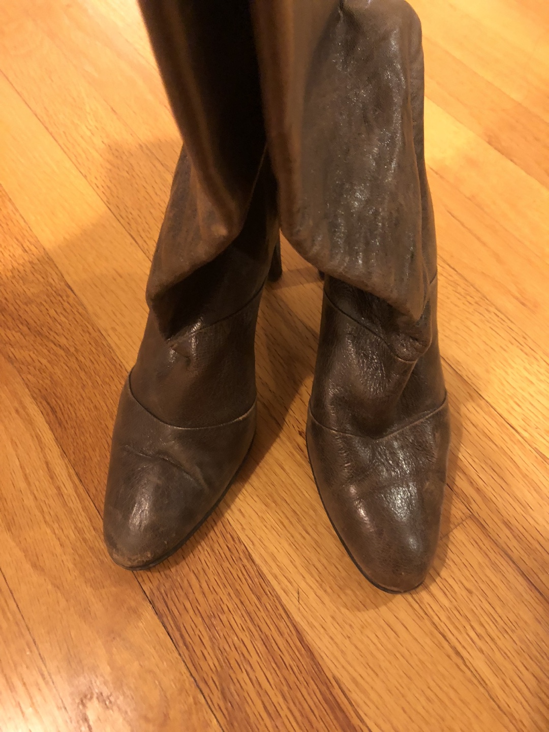 Escada Leather Knee-High Boots - photo 3