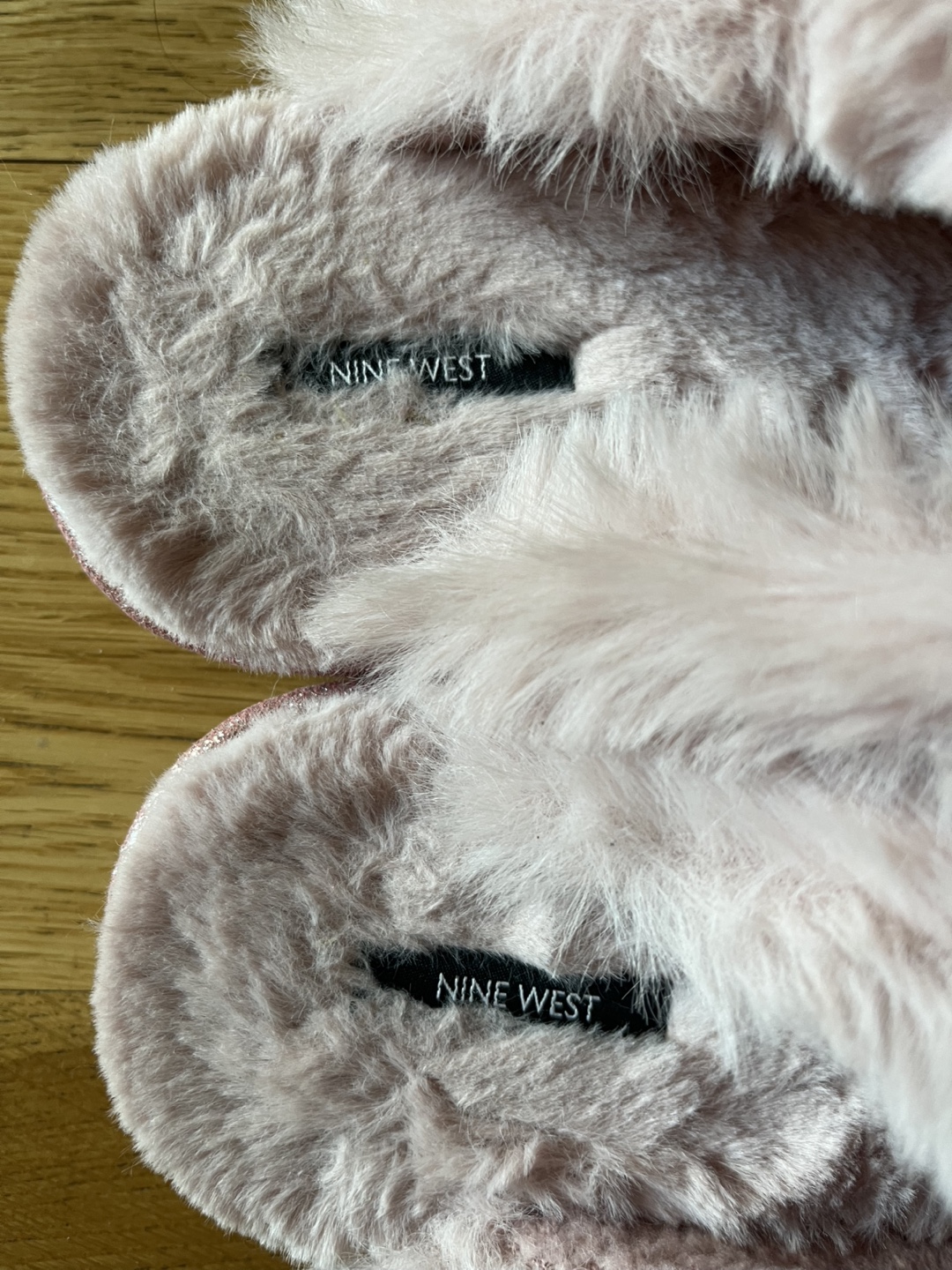 Nine West Women's Pink Faux Fur Slippers - XLarge - photo 3