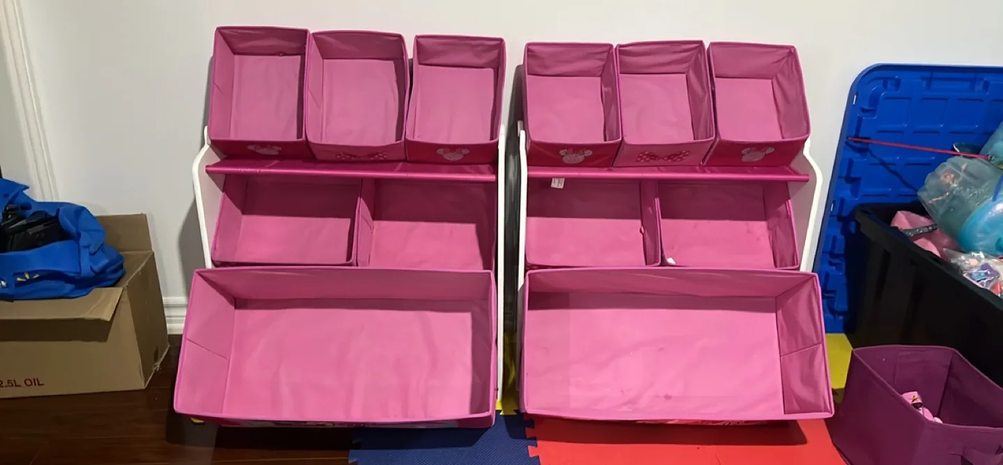 Delta Children Minnie Mouse 6-Bin Toy Organizer image indicator(7)