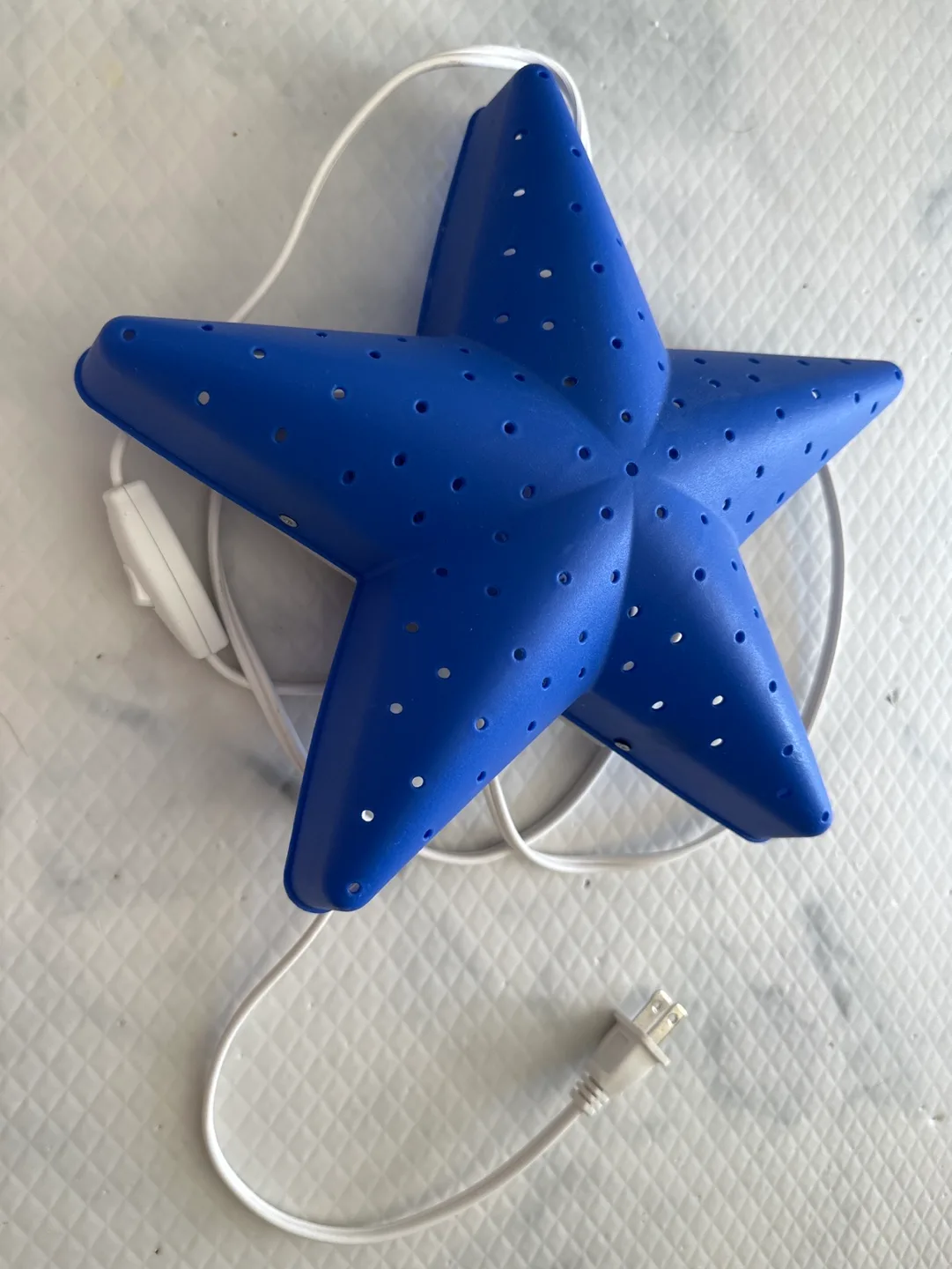 Blue Star Shaped Night Light thumbnail