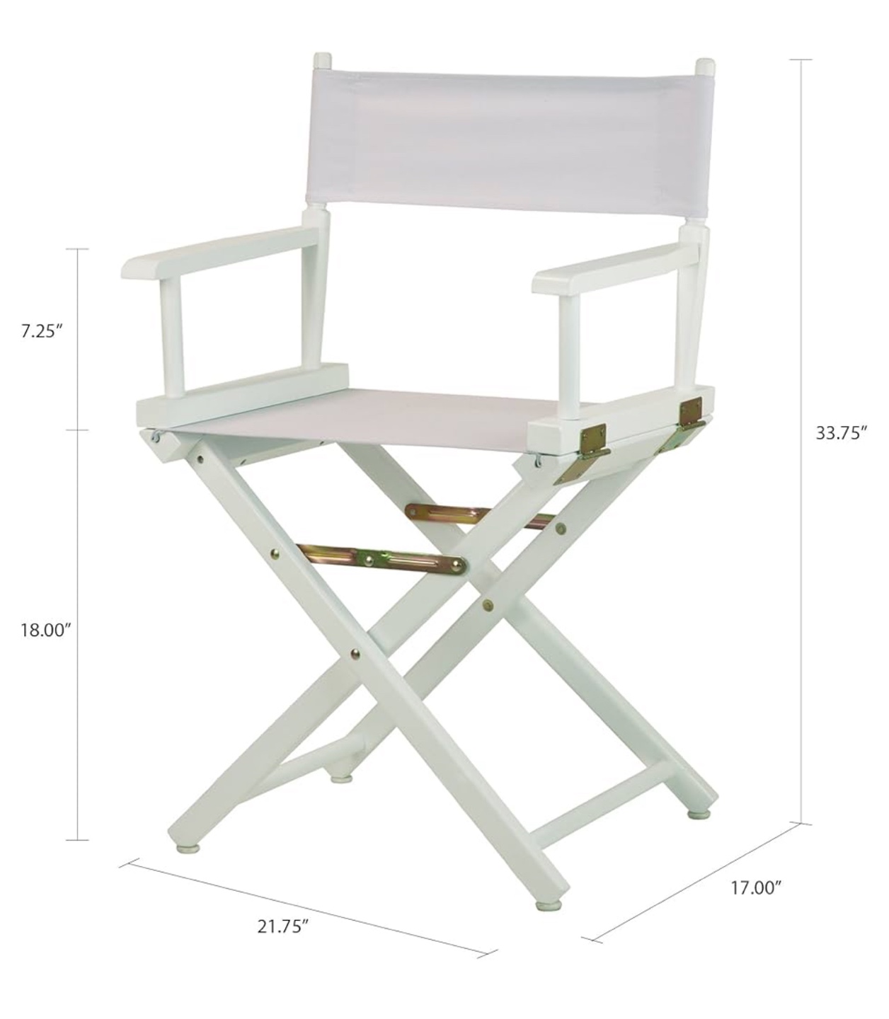 White Wooden Director's Chair