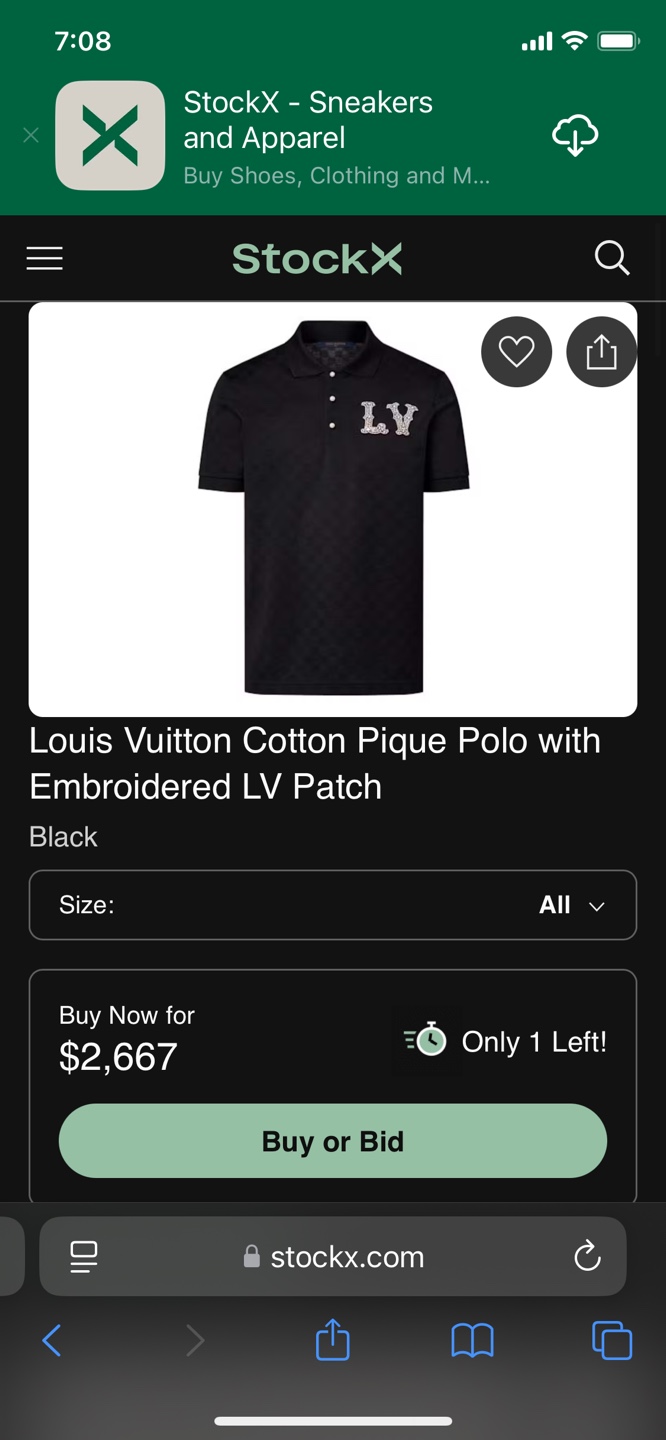 Louis Vuitton Cotton Pique Polo - 1AFJEL - photo 4
