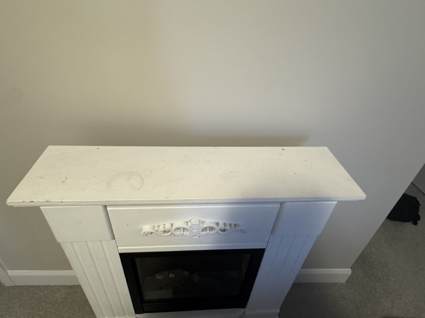 White Electric Fireplace For Room - photo 3