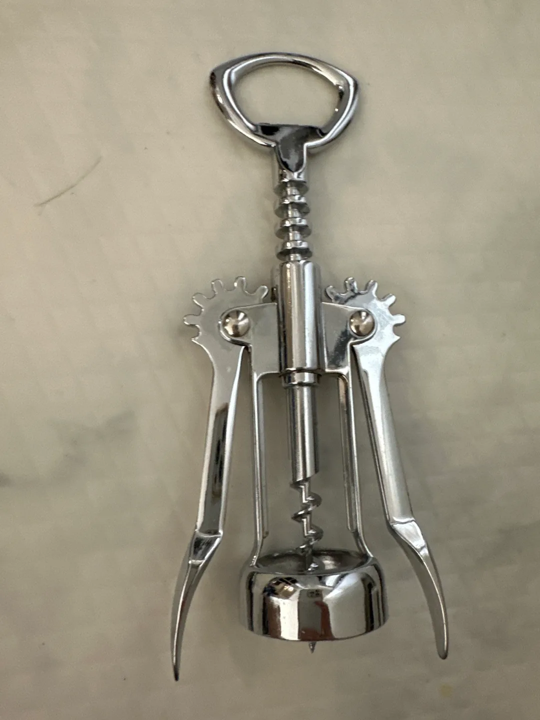 Vintage Metal wine opener thumbnail