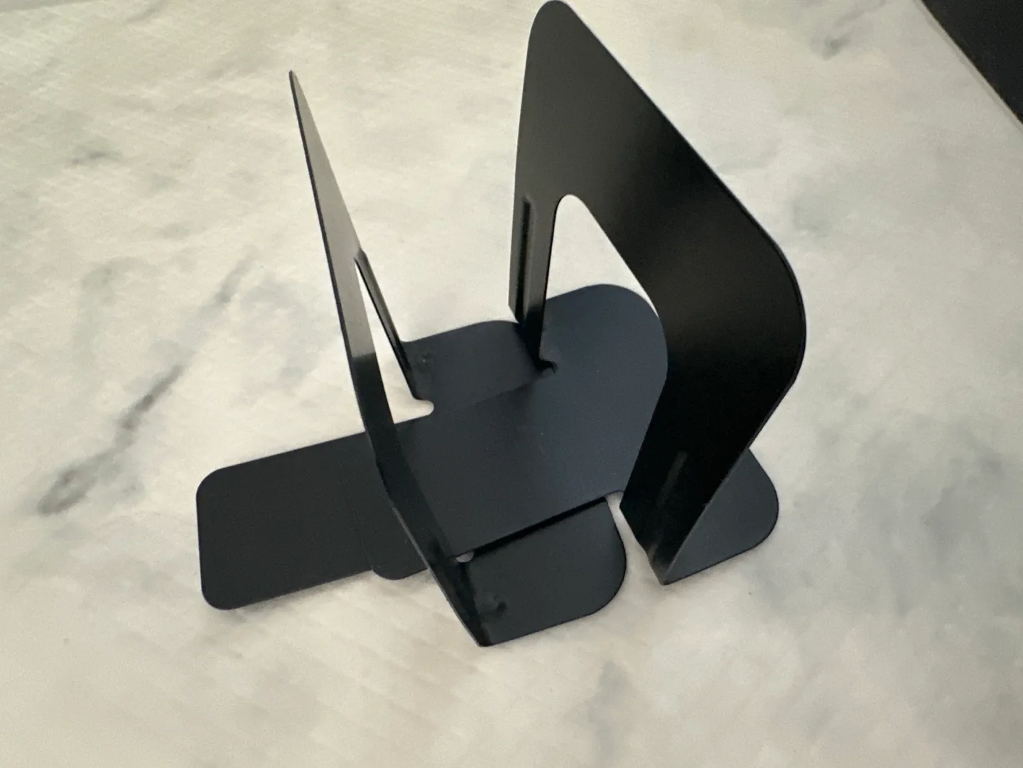 Modern Black Metal Bookends thumbnail