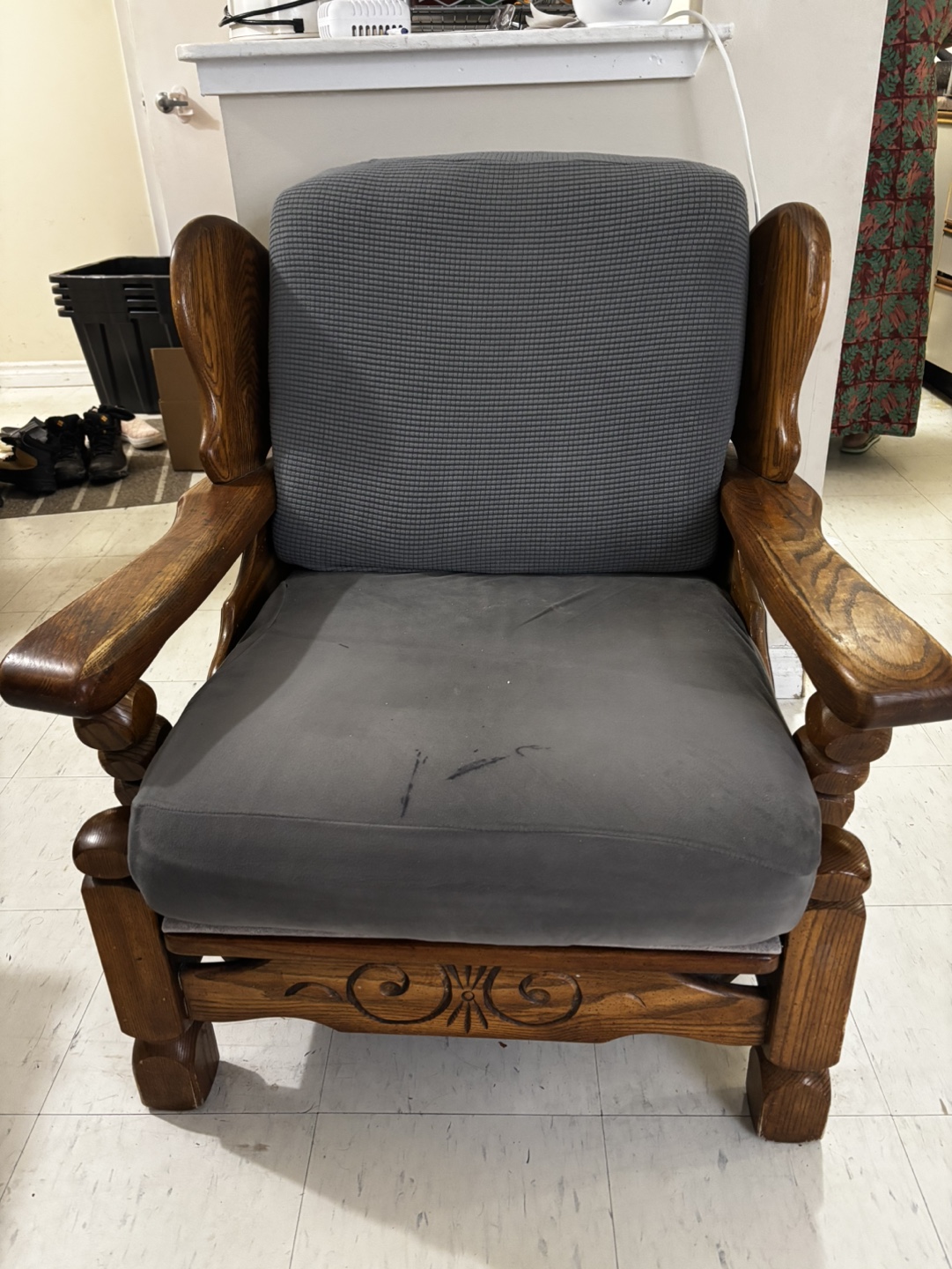 Vintage Wooden Living Room Set - photo 4