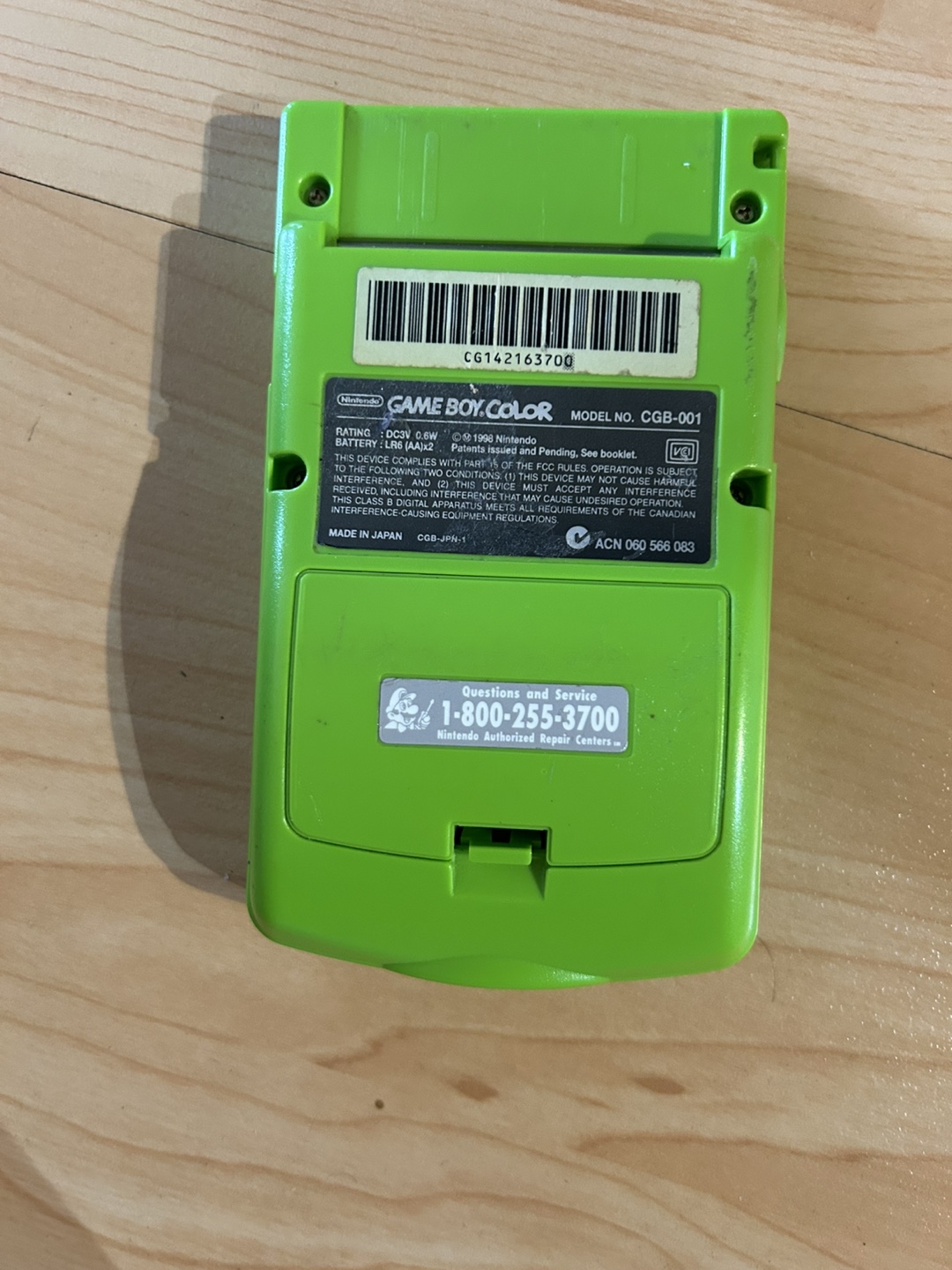 Kiwi Green Game Boy Color - photo 2