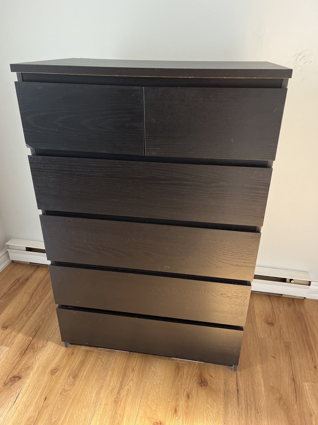 IKEA Black 5-Drawer Chest of Drawers - photo 4