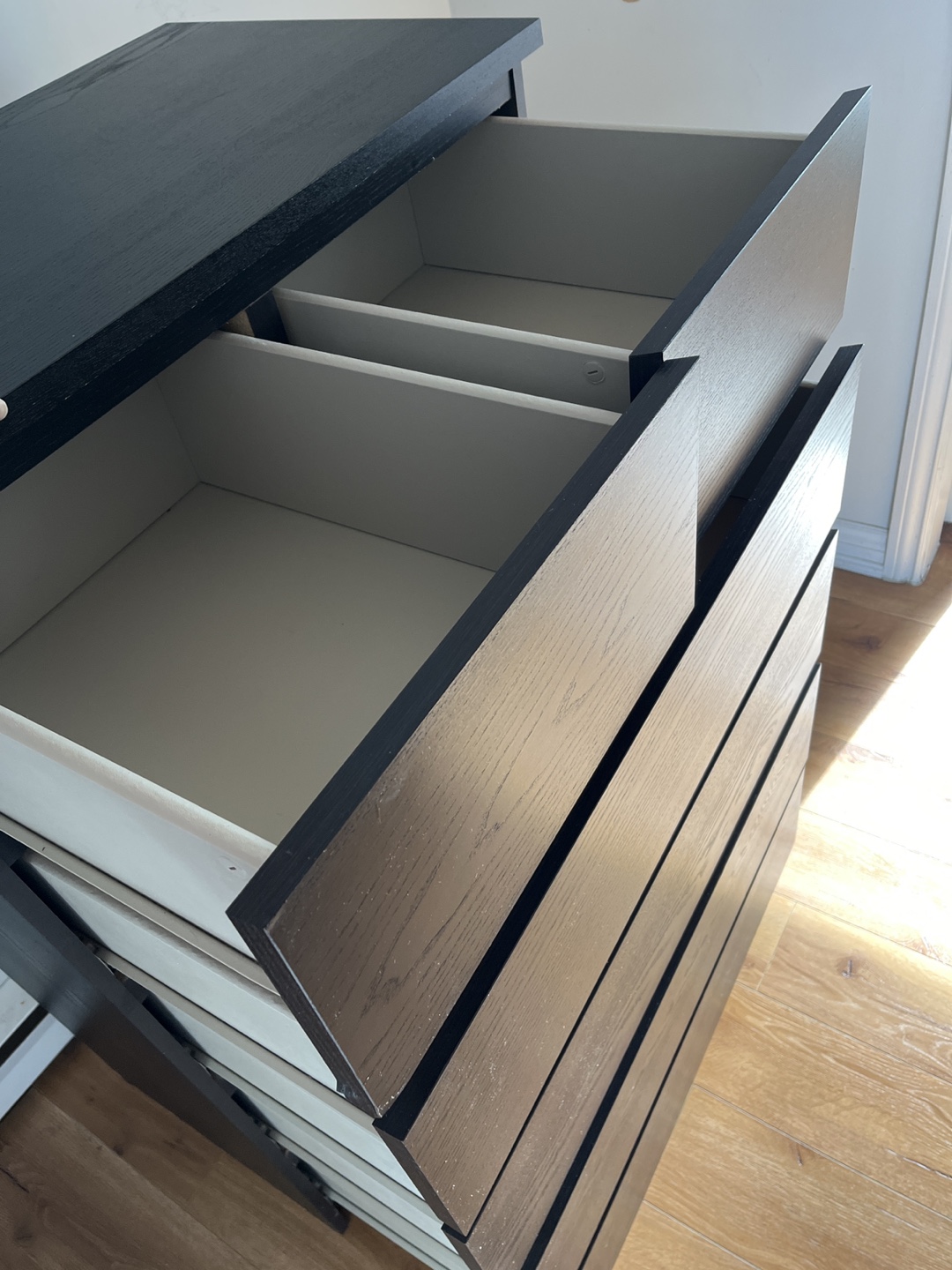 IKEA Black 5-Drawer Chest of Drawers - photo 3