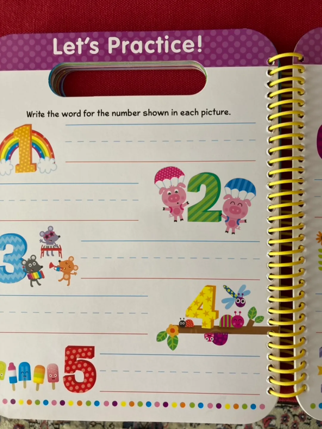 ✨Reusable My First Wipe-Clean Book: Alphabet and Numbers image indicator(3)