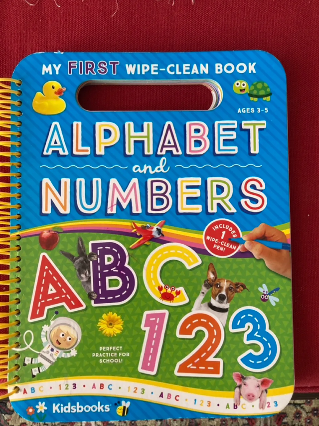 ✨Reusable My First Wipe-Clean Book: Alphabet and Numbers image indicator(2)